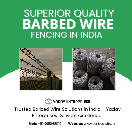 Superior Quality Barbed Wire Fencing in India